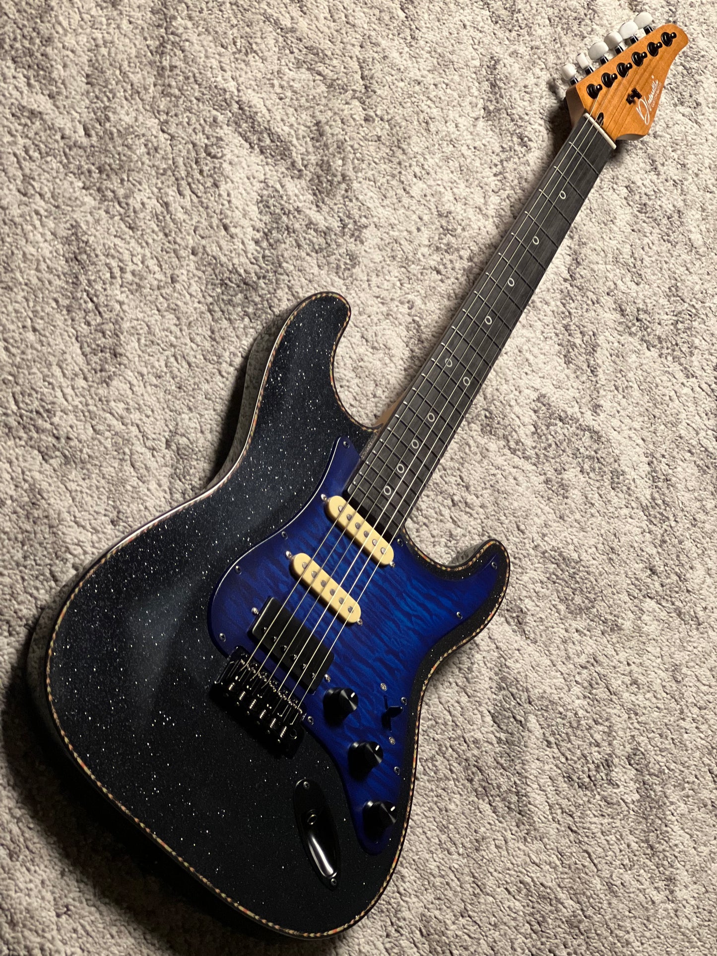 Dhatarattha Custom DST HSS in Starry Night Black with Rosewood FB