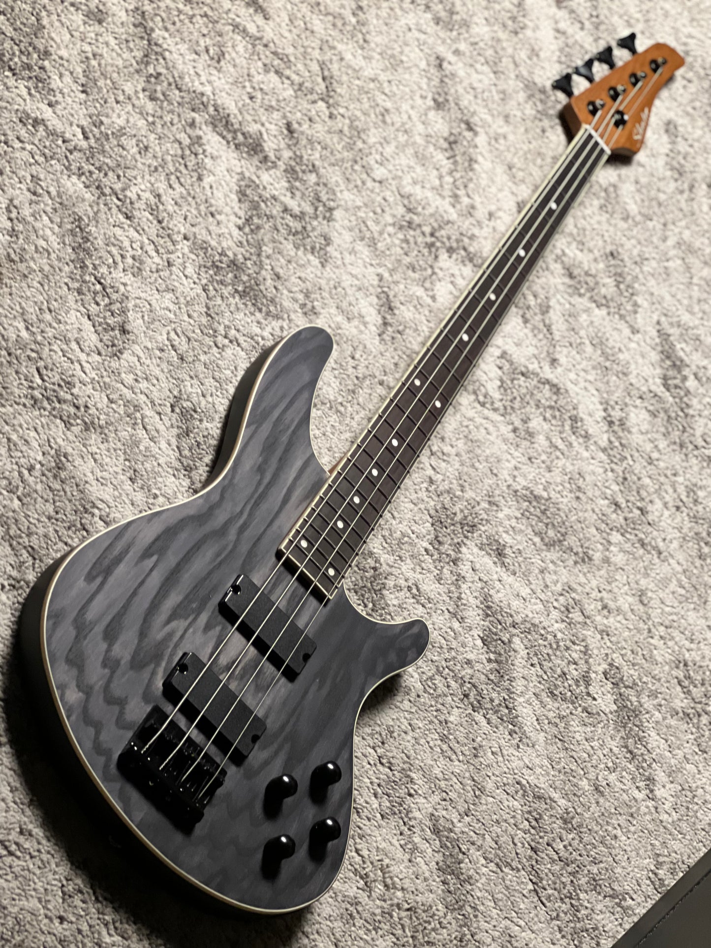 Schecter C-4 Standard Electric Bass in Charcoal Satin