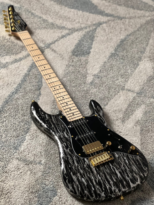 SLX X Dhatarattha Custom DST in Black Shmear with Maple FB