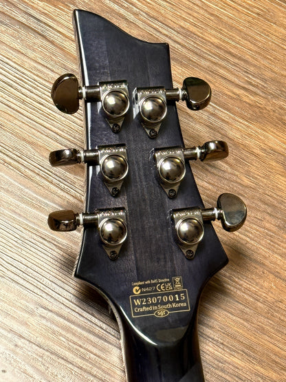 Schecter Hellraiser Hybrid C-1 FR TBB with Floyd Rose in Trans Black W23070015
