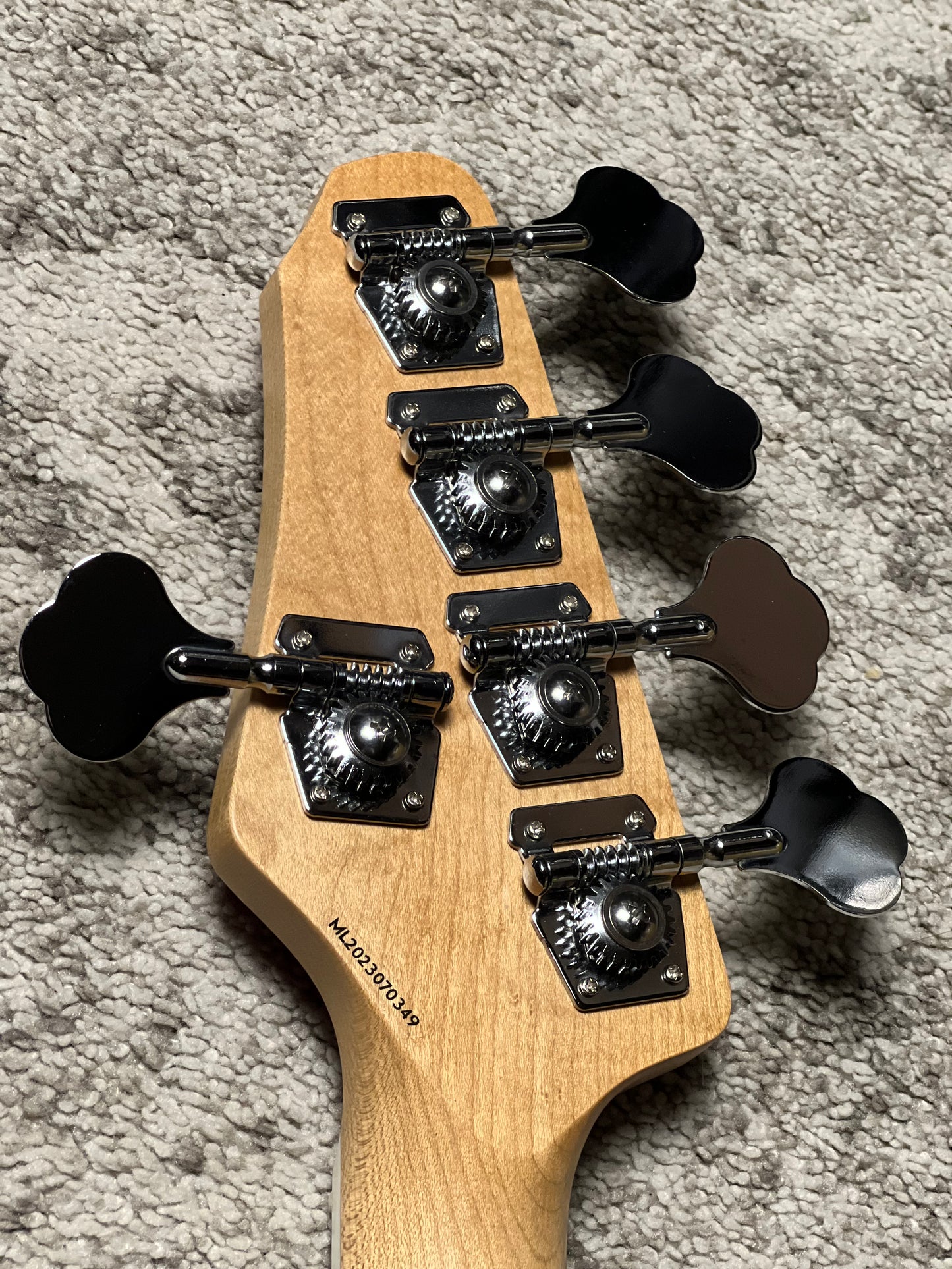 Dhatarattha Custom DEB 5 String Bass in Pink Paisley with RW FB