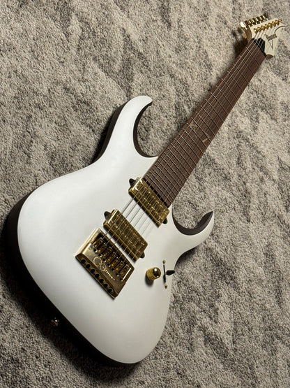 Ibanez K7YANG Brian 'Head' Welch Signature 7-String in Matte White
