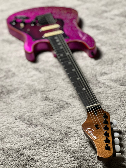 Dhatarattha Custom DST HSS in Magenta Sparkle with Rosewood FB