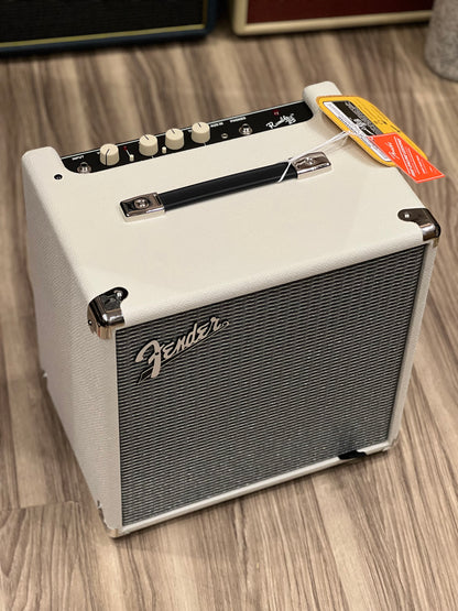 Fender Rumble 25 V3 Bass Combo Amplifier, Ivory, 230V EU