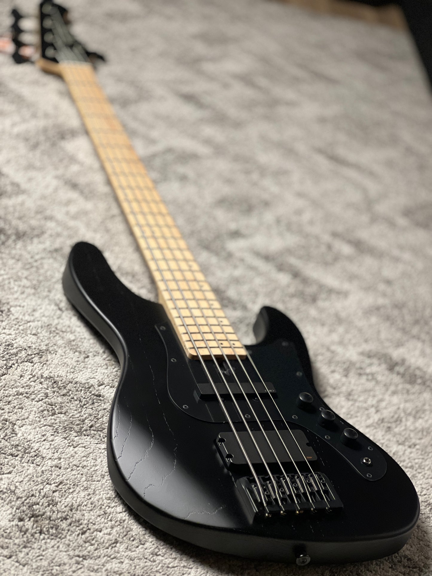 Fujigen FGN Mighty Jazz JMJ52-ASH-DEM/OPB in Open Pore Black