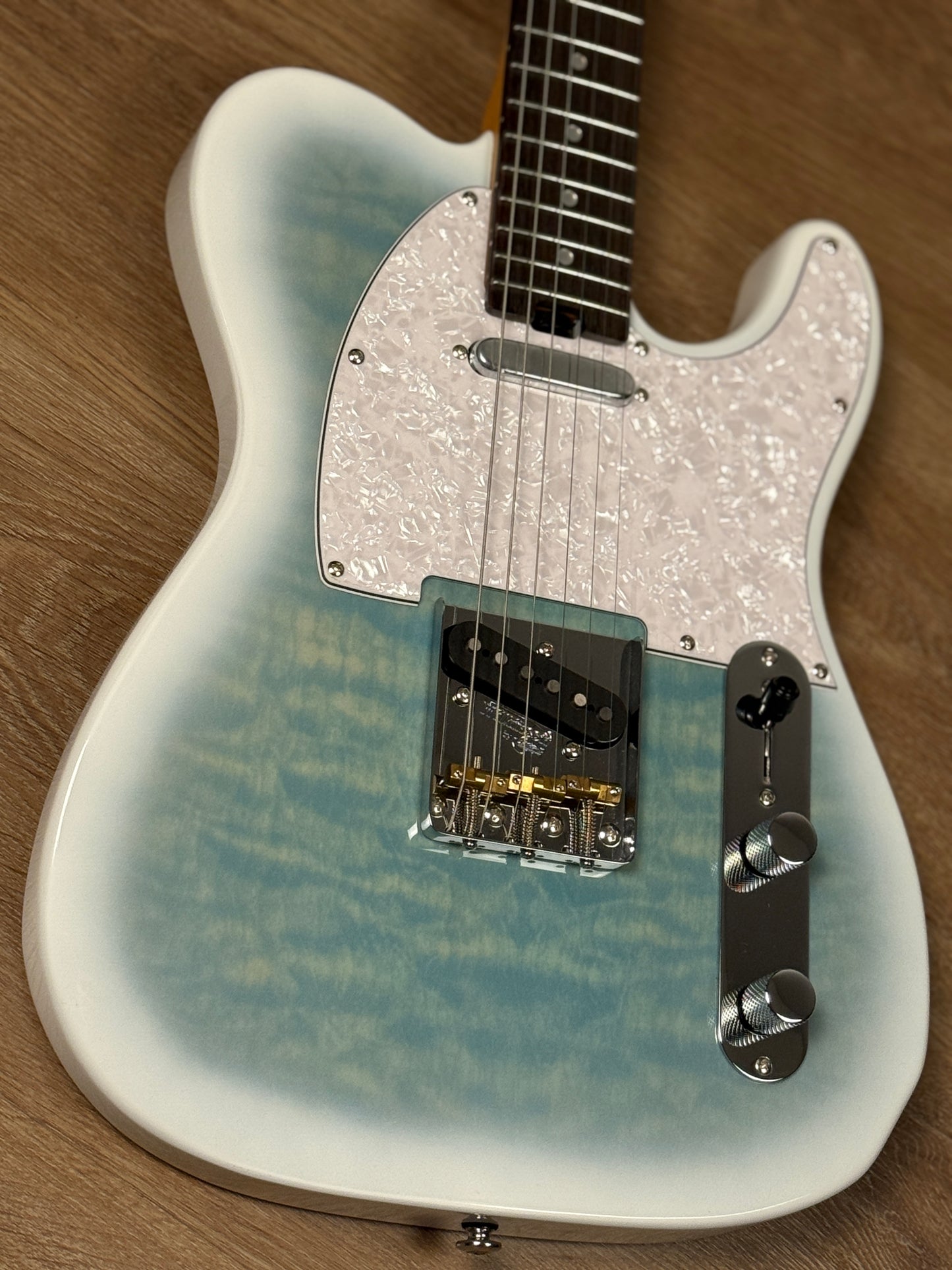 Soloking MT-1 Vintage Quilt with Rosewood FB in Larimar Nafiri Special Run