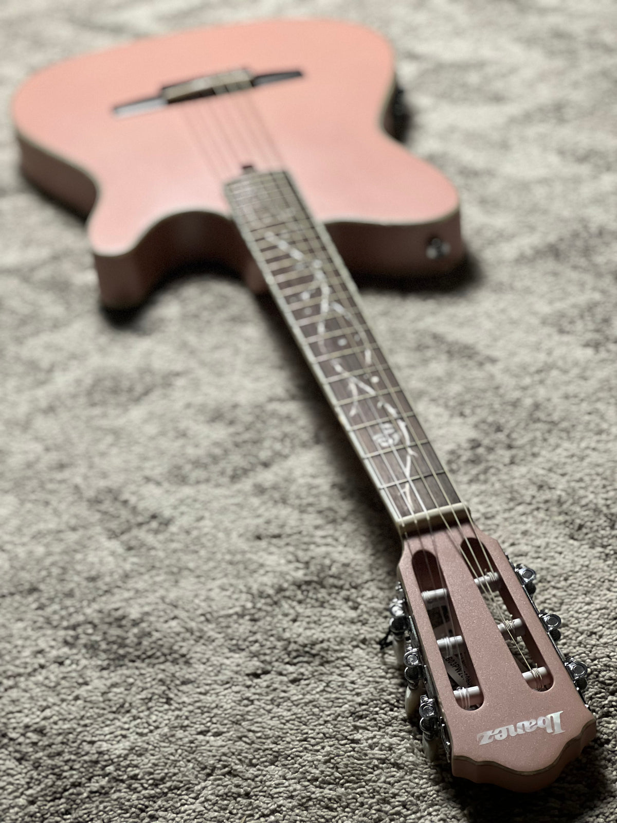 Ibanez TOD10N-PAF Tim Henson Signature Nylon String in Pearl Pink Flat