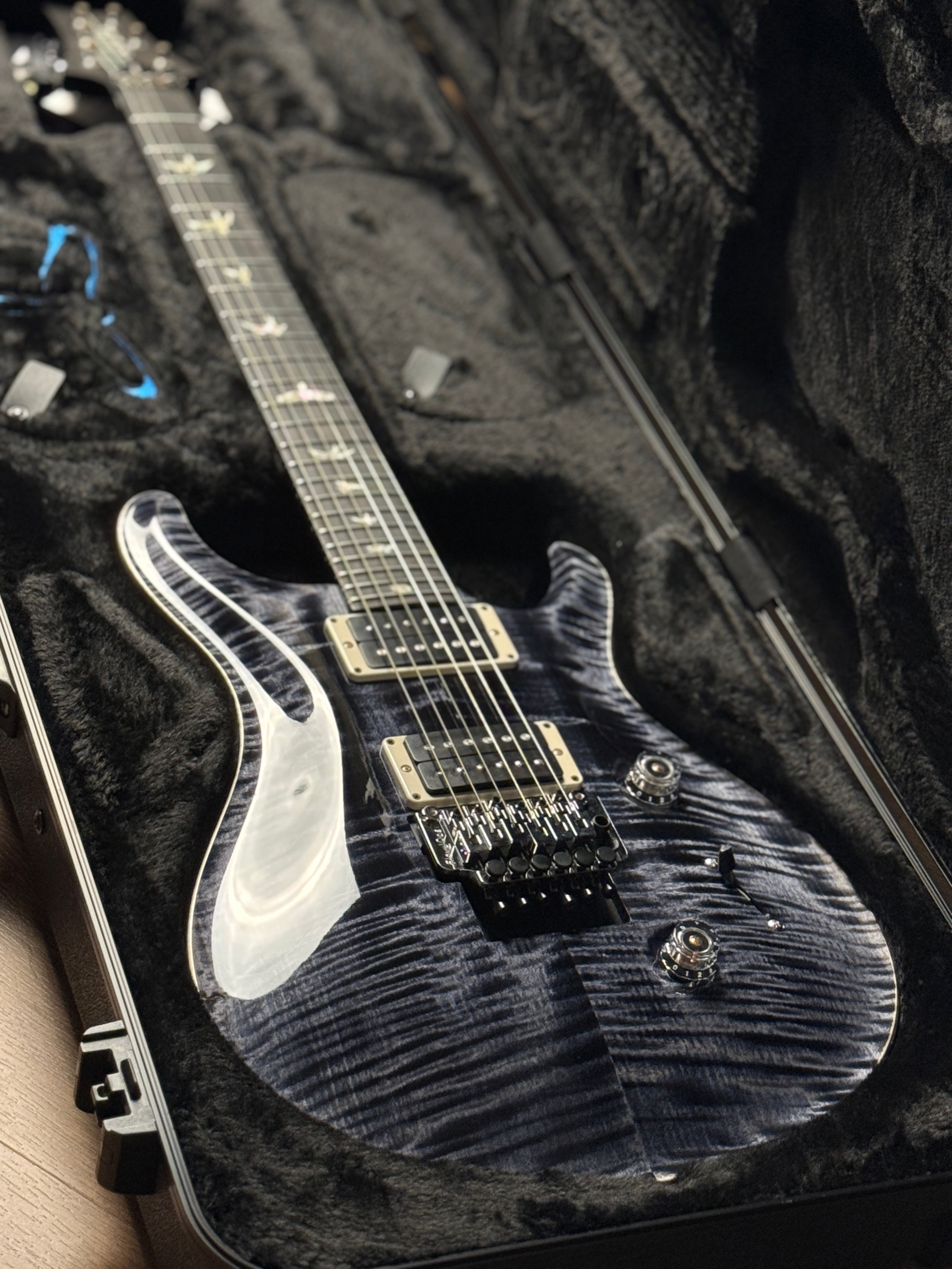 ギター 2014 PRS Custom24 Floyd 10Top Gray Black PRS Custom 24 
