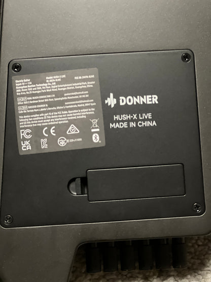 Donner HUSH-X LIVE MIYAVI Edition in Black