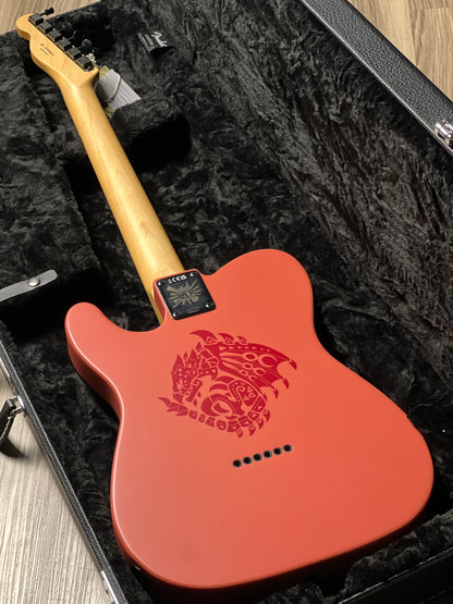 Fender MIJ Limited Edition Monster Hunter Rathalos Telecaster with RW FB in Rathalos Red JD25000676