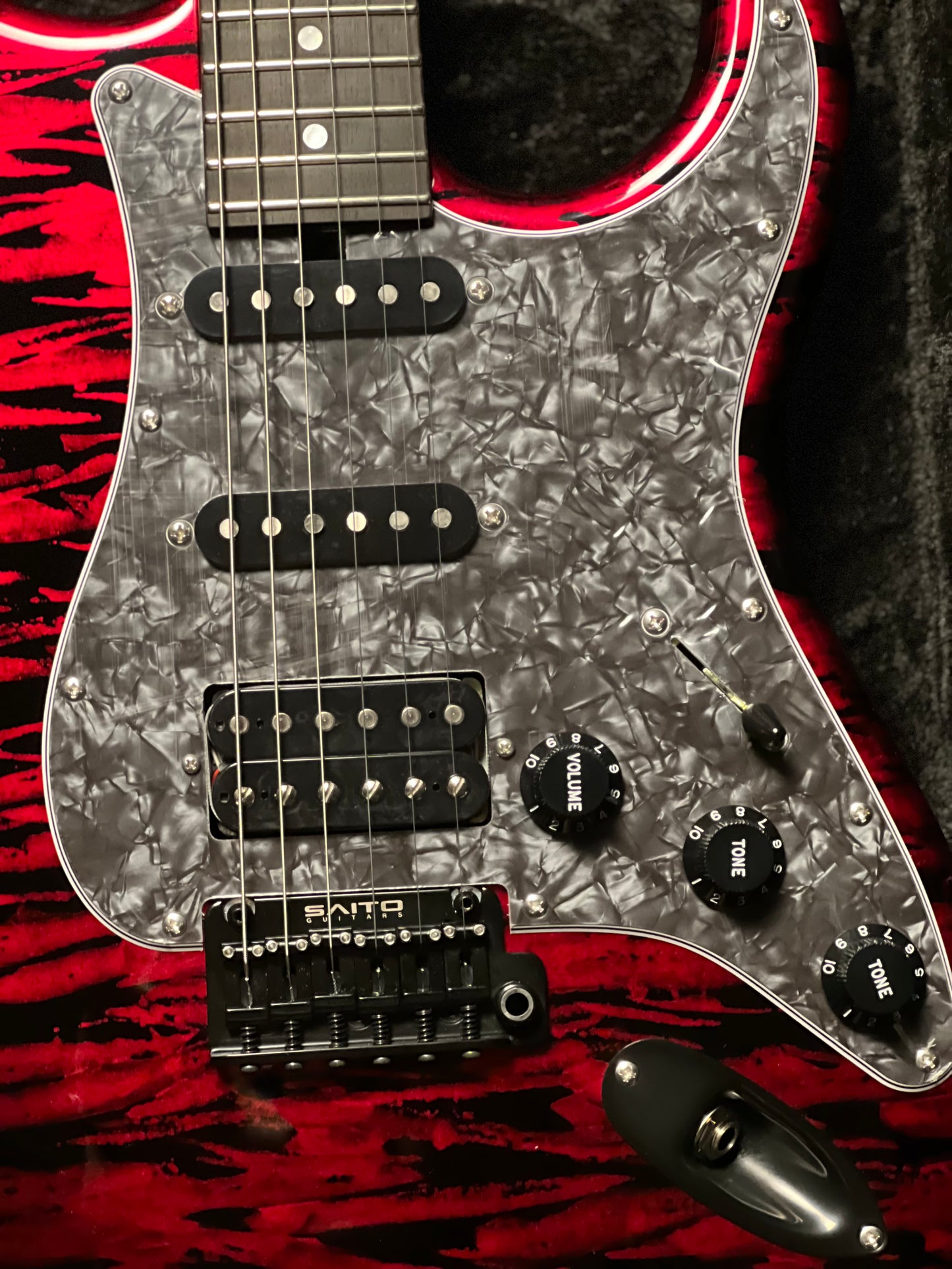 Saito S-622CS BEYOND SSH in Aka Oni with Hardshell Case 253389