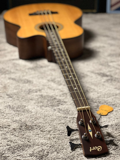 Cort SJB5F-NS Acoustic Bass in Natural Satin