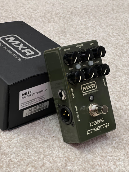 MXR M81 Bass Preamp Guitar Effects Pedal