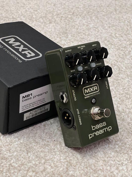 MXR M81 Bass Preamp Guitar Effects Pedal