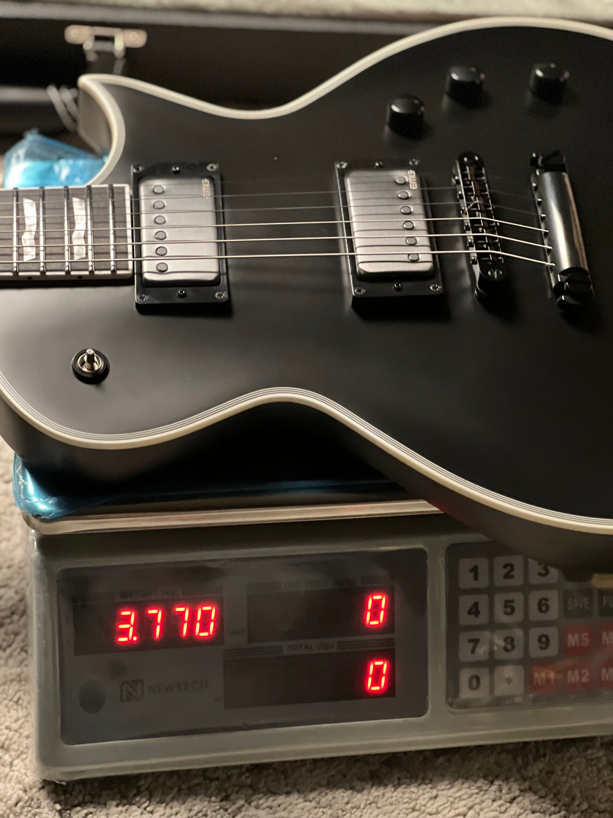 ESP E-II ECLIPSE-EMG in Black Satin ES6094253