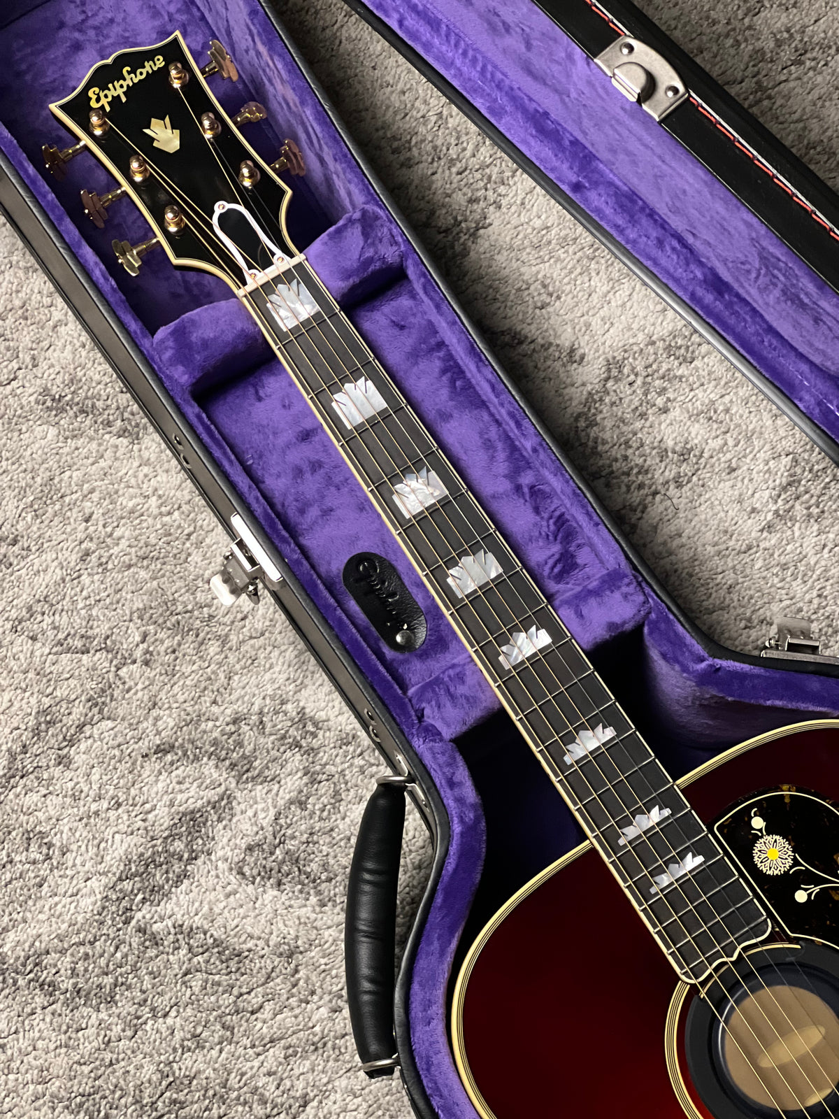 Epiphone Pre-war SJ-200 Rosewood Reissue Acoustic-electric Guitar in Vintage Sunburst