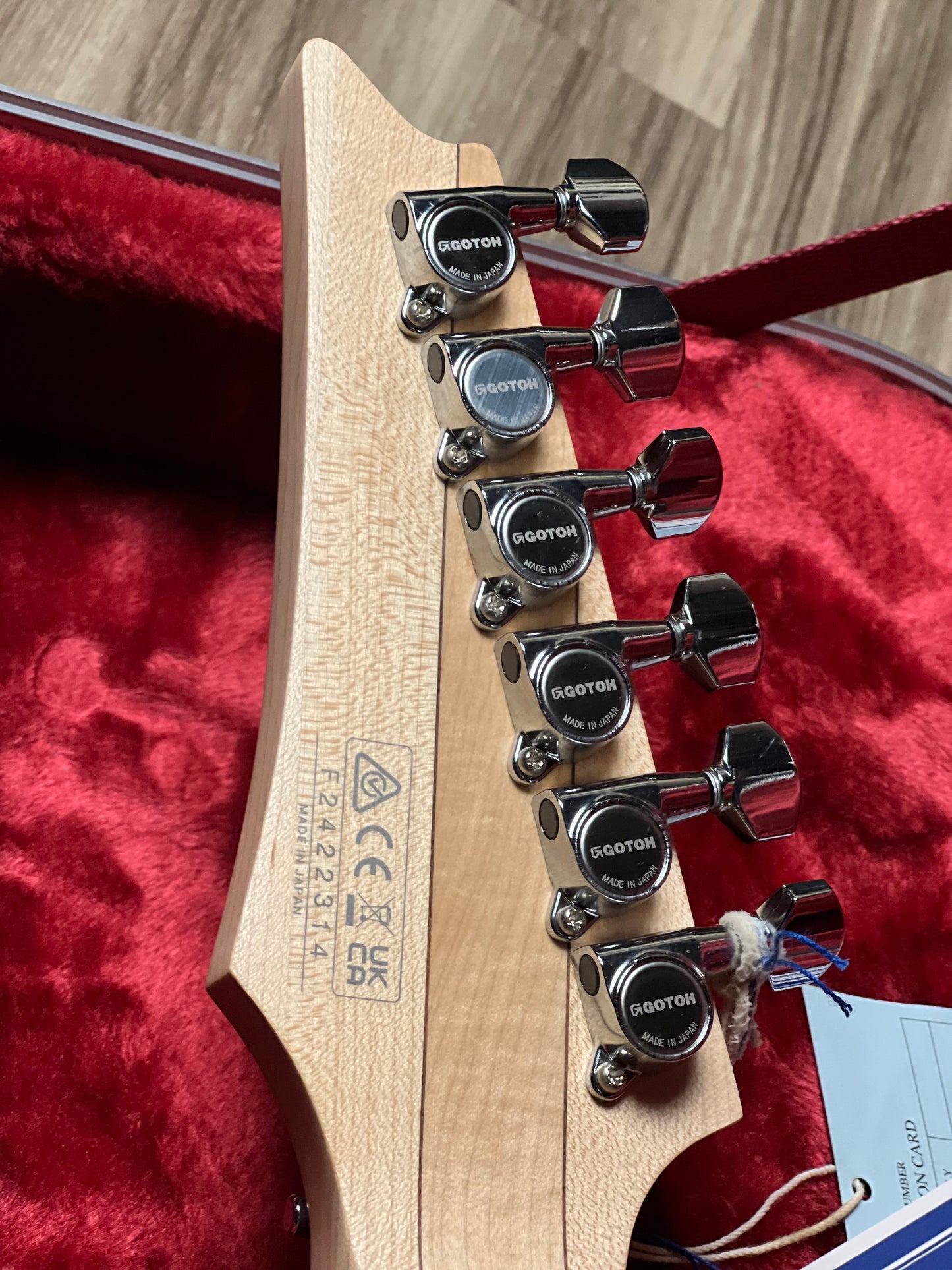 Ibanez PIA3761C Steve Vai Signature in Blue Powder with Case F2422314