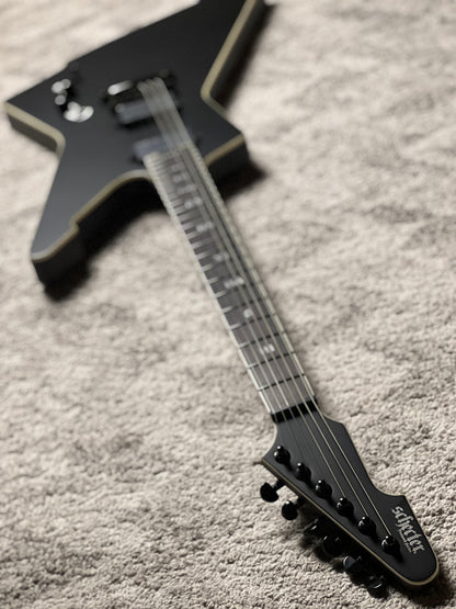 Schecter E-1 SLS Evil Twin in Satin Black