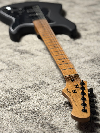 SQOE SEST650 BK HSS Ash Roasted Maple Series in Open Pore Black