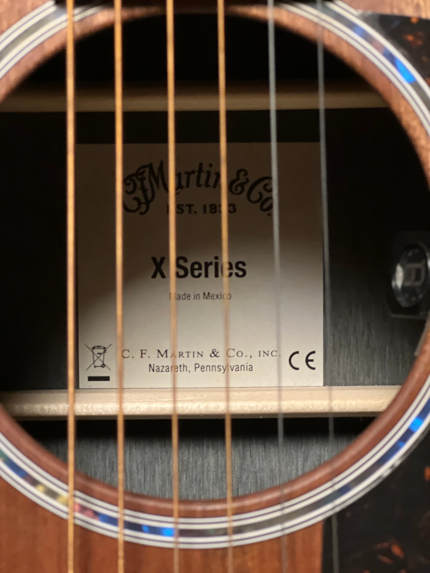 Martin GPC-X2E Ziricote Acoustic Electric in Natural