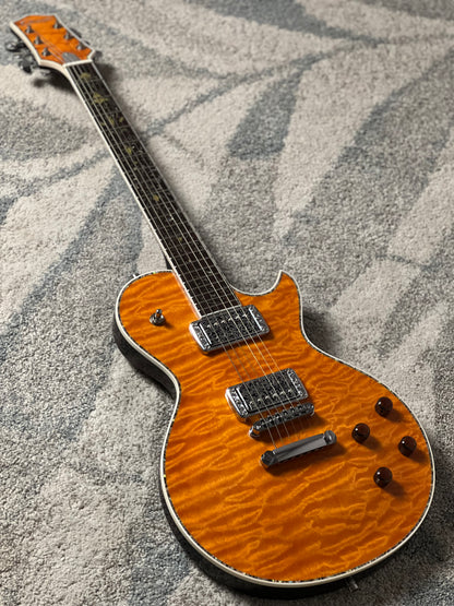 Dhatarattha Custom DLP in Orange Tiger with 5A Quilt Top