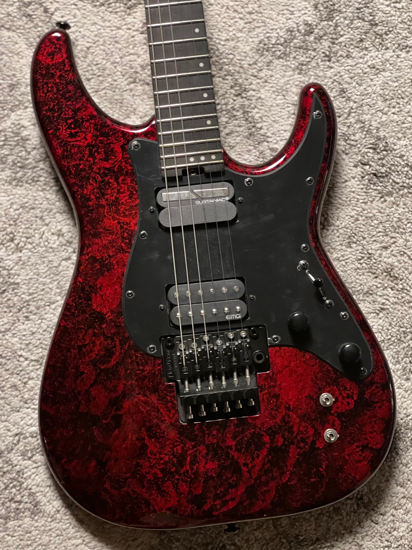 Schecter Sun Valley Super Shredder FR-S in Red Reign IM25042148