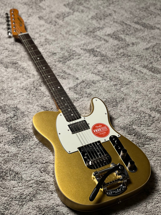 Squier FSR Classic Vibe Custom Telecaster SH w/Bigsby in Aztec Gold