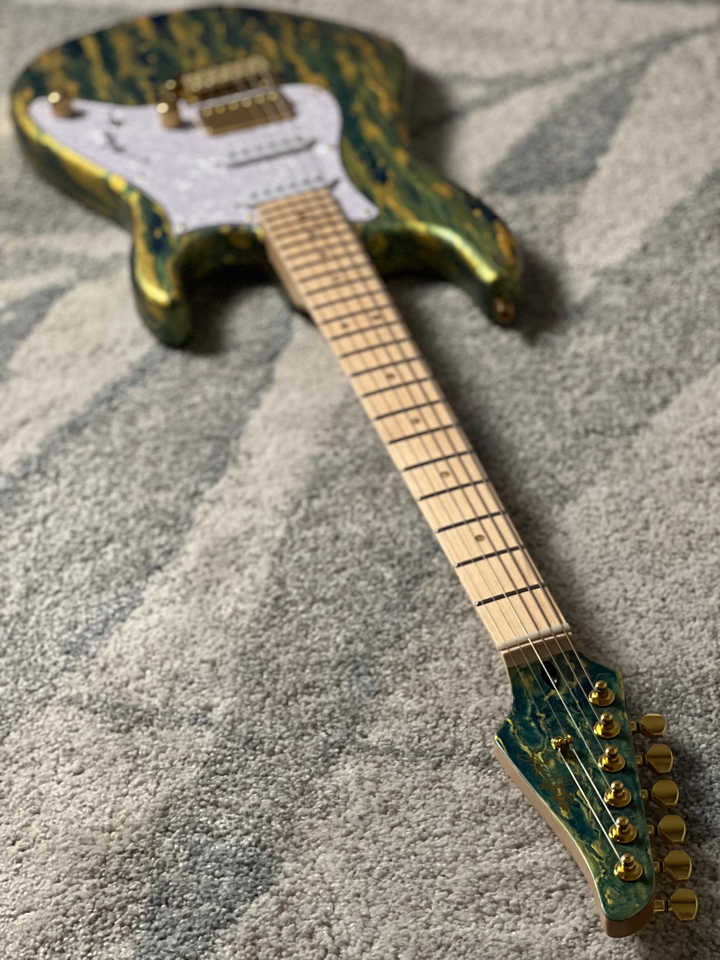 SLX X Dhatarattha Custom DST in Malibu Shmear with Maple FB