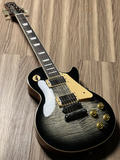 SQOE SELP900 in Charcoal Black Burst with Hardshell Case