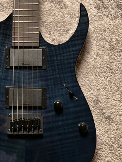 Ibanez GRGR221FA-TDK in Transparent Indigo Black