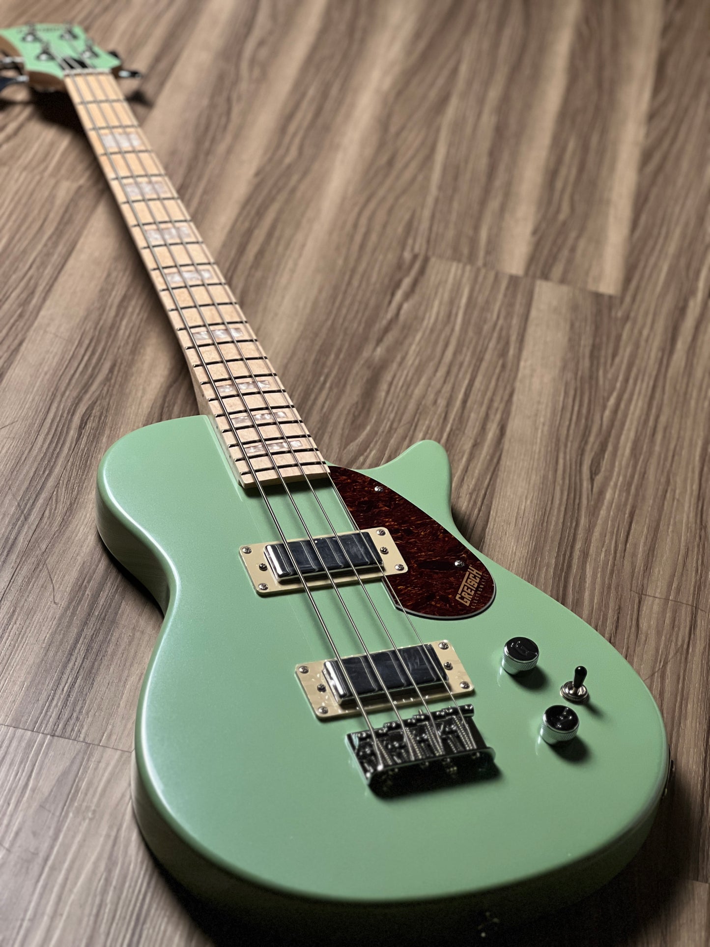 Gretsch FSR G2228B Electromatic Junior Jet Bass II Guitar In Broadway Jade