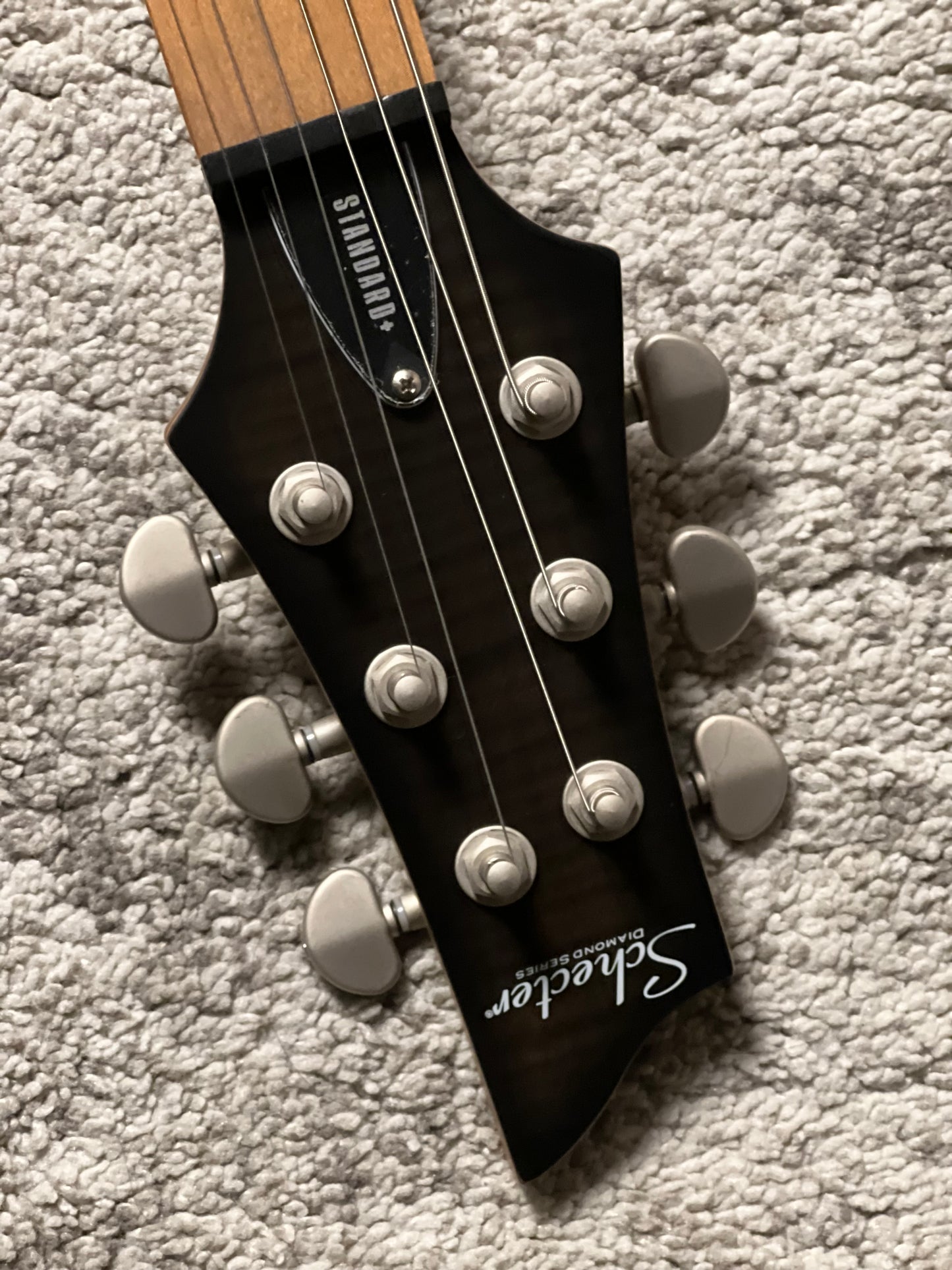 Schecter C-1 Standard Plus in Trans Black Burst