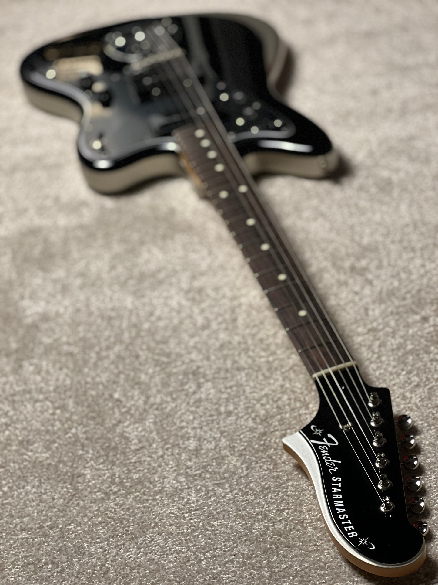 Fender MIJ Limited Starmaster with RW FB in Black JD25004746