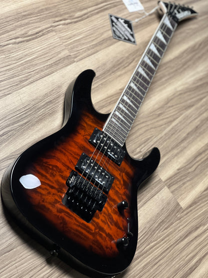 Jackson JS Series Dinky Arch Top JS32Q DKA With Amaranth FB In Dark Sunbrust