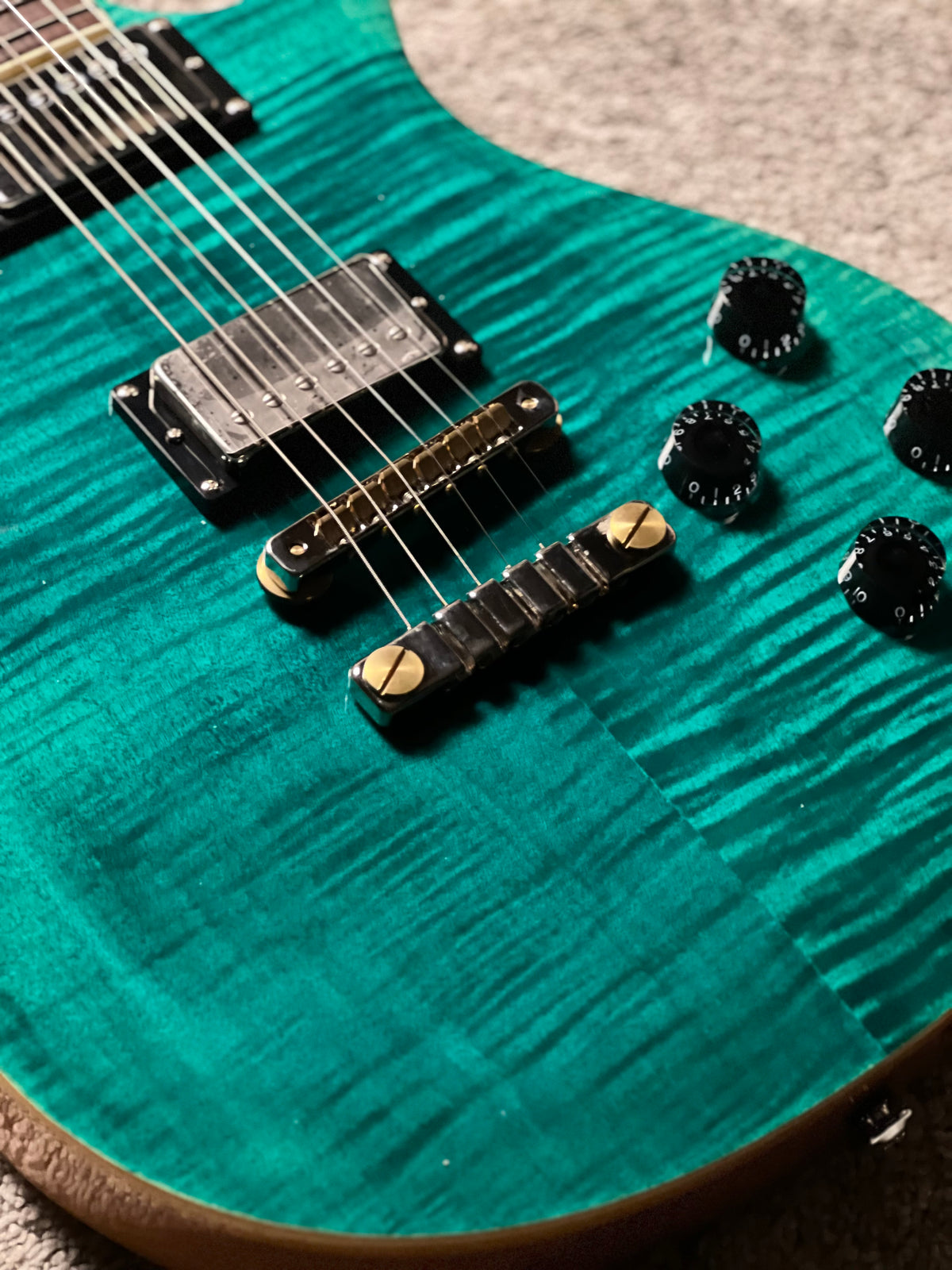 PRS SE McCarty 594 Singlecut in Turquoise
