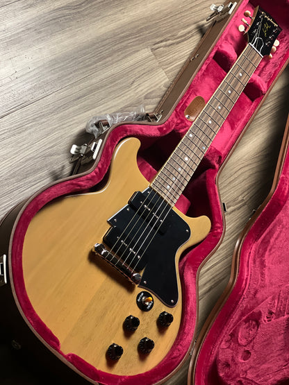 Epiphone 1960 Les Paul Special Double Cut Reissue in TV Yellow with Case 25011522191
