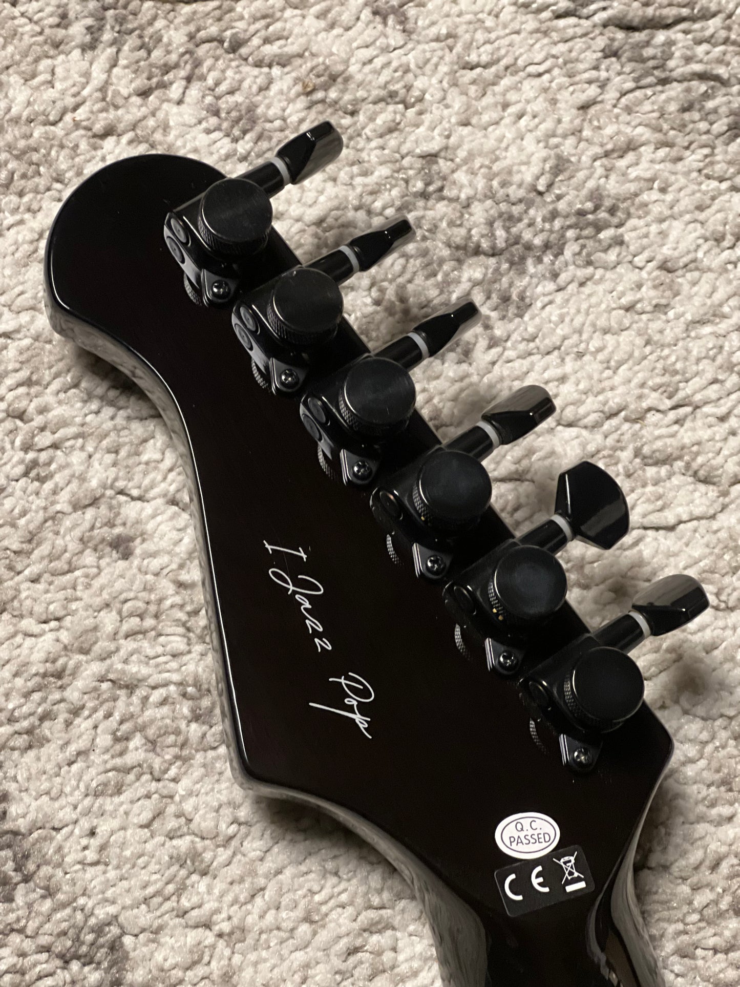 UW GuitarWorks Jazz Pop TL in Transparent Black