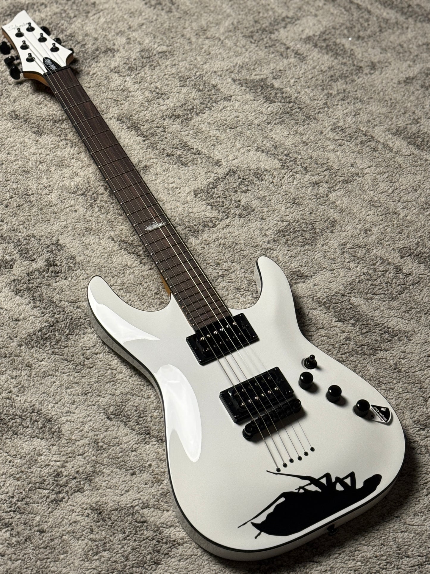 Schecter C-1 Jerry Horton 25th Anniversary in White W26010935