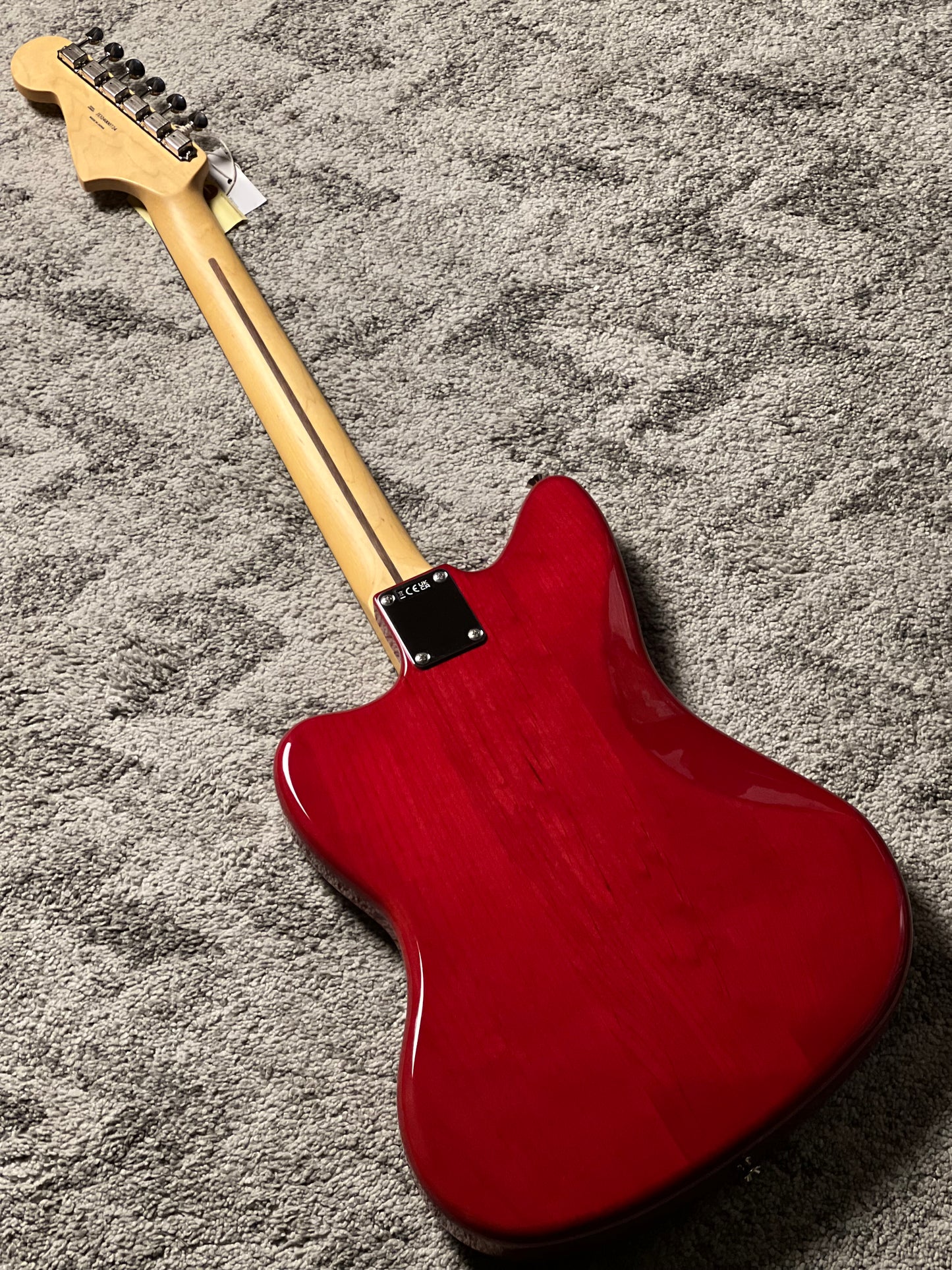 Fender Japan Hybrid II Jazzmaster Electric Guitar w/Quilt Maple Top with RW FB in Quilt Red Beryl JD24000724