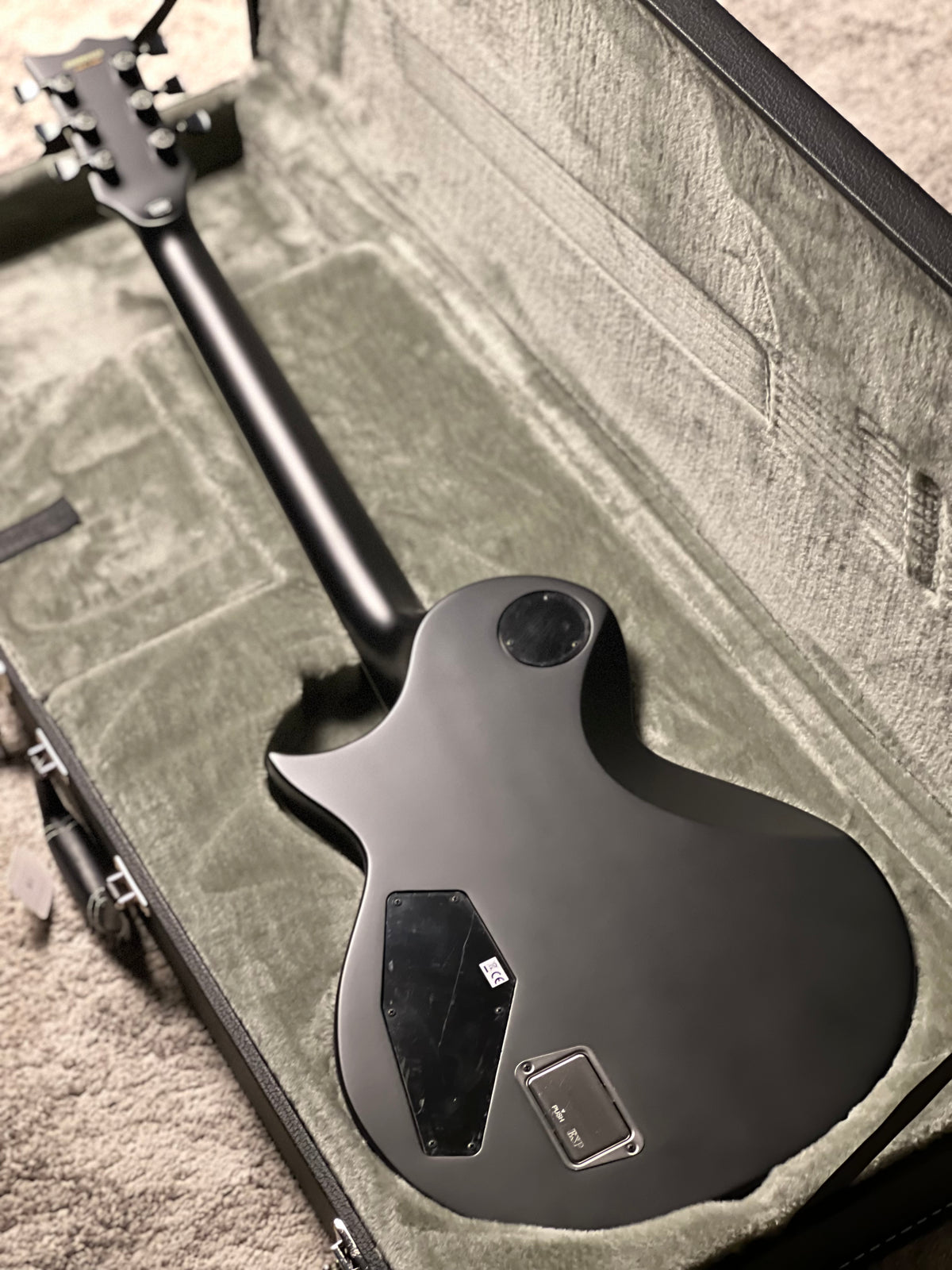ESP E-II ECLIPSE-EMG in Black Satin ES6094253