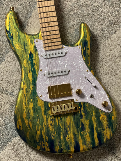 SLX X Dhatarattha Custom DST in Malibu Shmear with Maple FB