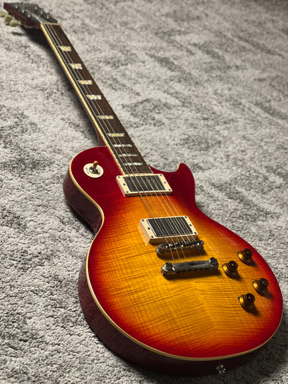 Tokai Love Rock Custom Shop LS-200F 5A CS Premium Series 5A Solid Flame Top in Cherry Sunburst 2246457