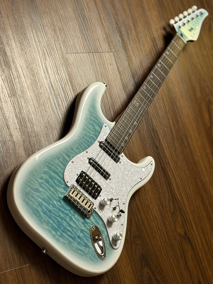 Dhatarattha Classic Modified DST HSS Quilt in Blue Larimar with Rosewood FB
