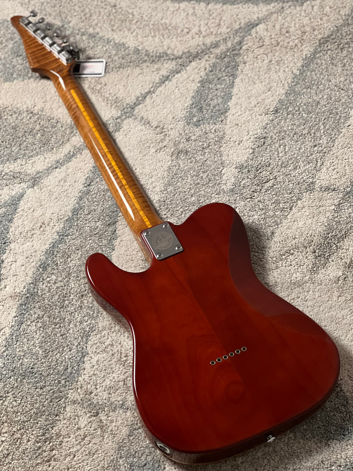 Soloking MT-1 FM 22 Artisan FMN with Roasted Flame Maple Neck in Amber Limited Edition JESCAR