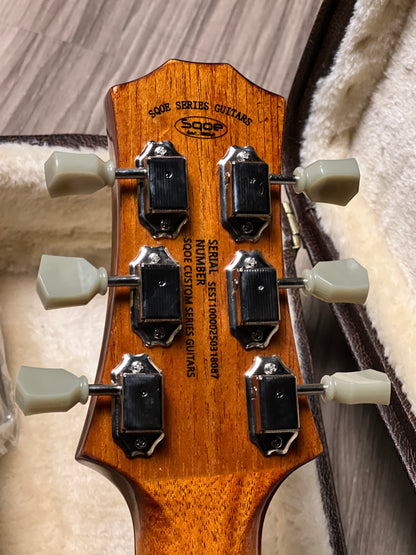 SQOE SELP900 in Lemon Burst with Hardshell Case