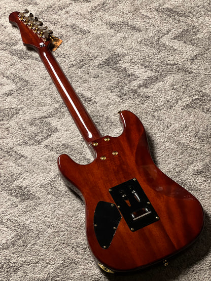 UW GuitarWorks Jazz Pop ST in Whiskey brown