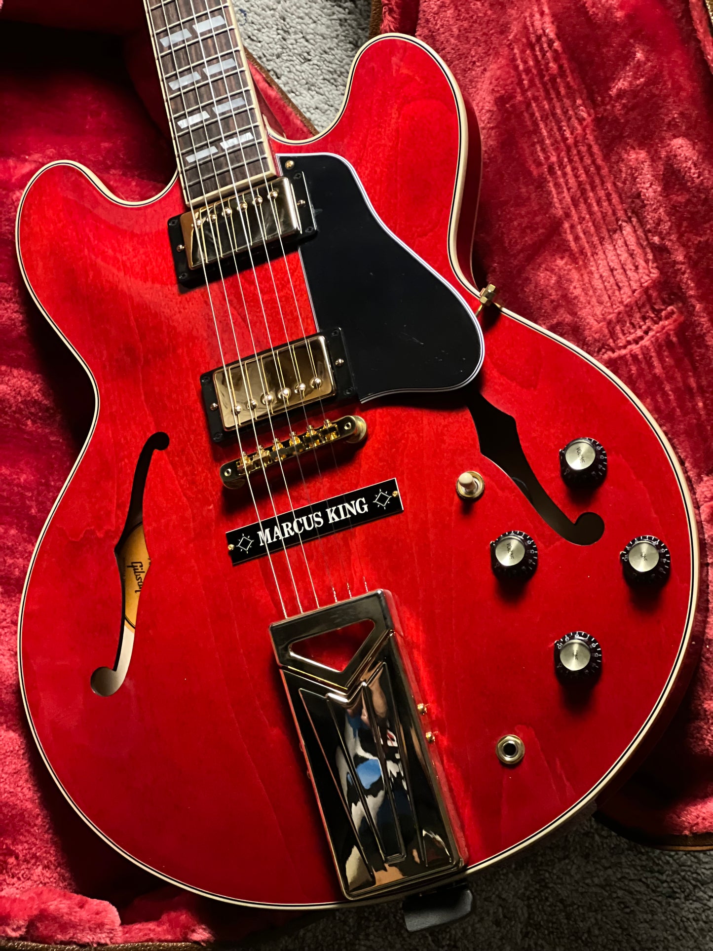 Gibson Marcus King ES-345 Semi-Hollow Electric Guitar in Sixties Cherry 207760041