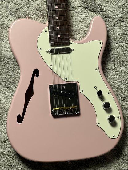 Fender MIJ Limited Kusumi Color Telecaster Thinline with RW FB In Kusumi Pink JD24020695