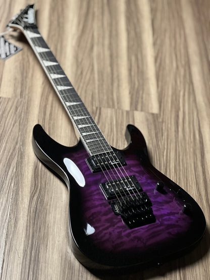 Jackson JS Series Dinky Arch Top JS32Q DKA with Amaranth FB in Transparent Purple Burst