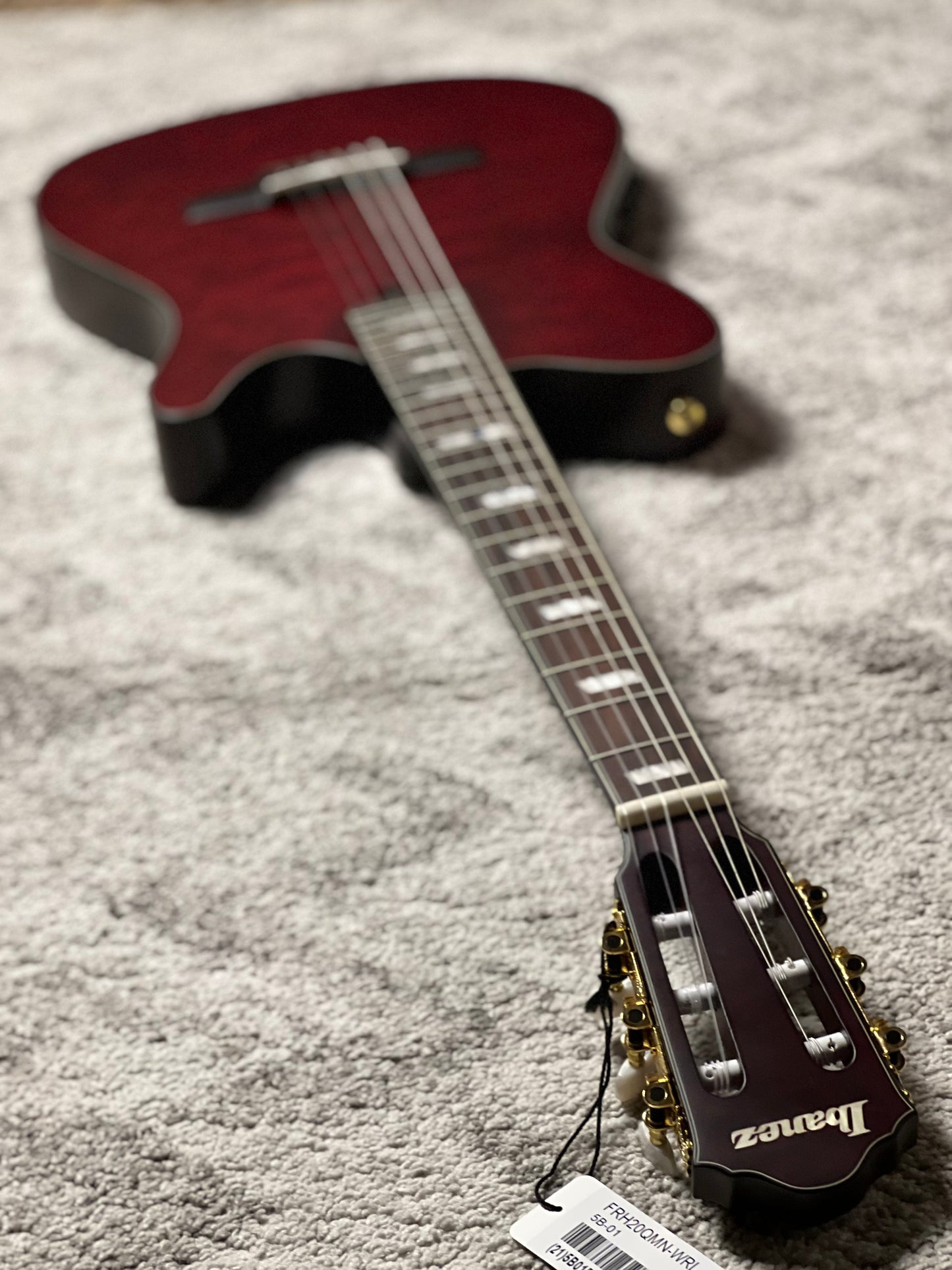 Ibanez FRH20FMN-WRL Acoustic Electric in Wine Red Low Gloss